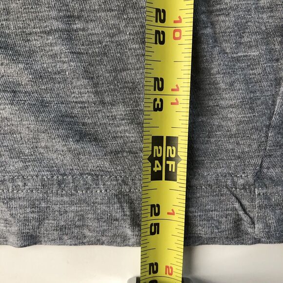 Mens Heather Gray Crew Neck Tee Size Small - Picture 7 of 10